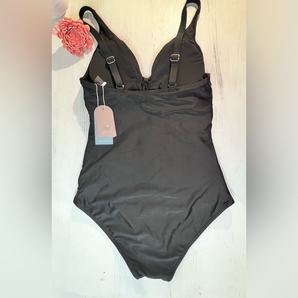 Smismivo Swimsuit One Piece, Tummy Control, Color Black, Size Small, NWT - Picture 7 of 10